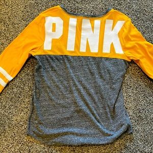 Pink Baseball Tee